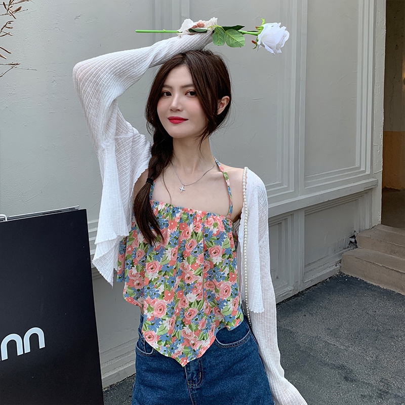 Áo yếm họa tiết hoa nhí đi biển cực xinh 🍓 CERA FASHION