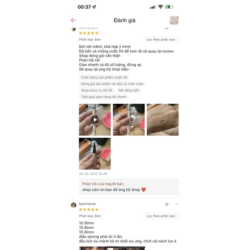 Kẻ mắt WodWod 901 YYDS eyeliner siêu mảnh,không lem tại Nguyễn Gia group Cao Đạt Quận 5