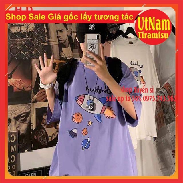 Áo phông tên un 🌸kiểu dáng unisex🌸Freesize 55kg🌸phong cách Hàn Quốc