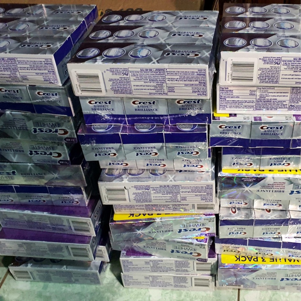 Kem Đánh Răng Bán Chạy Crest 3D Brilliance 99g