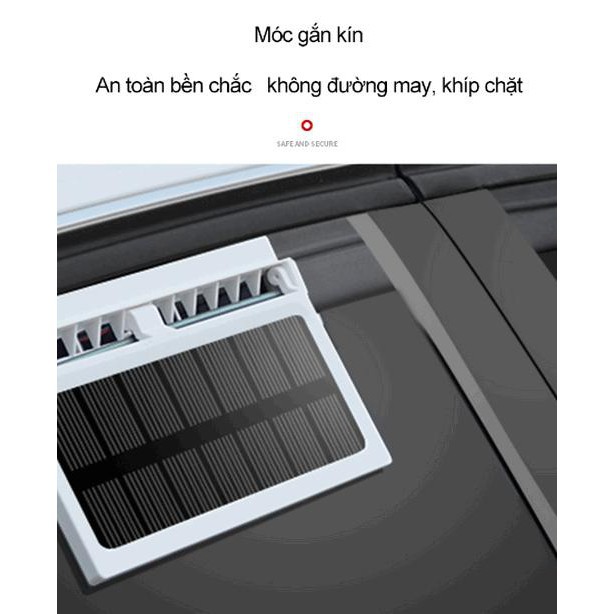 ✶✘Quạt thông gió khử mùi ô tô SolarFan Auto  Giảm giá10%