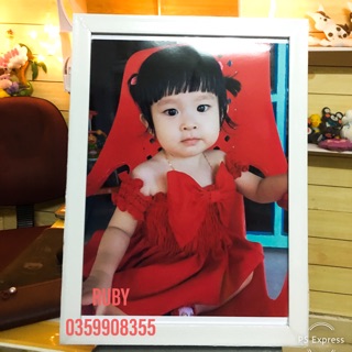 Khung ảnh 30x42cm kèm in ảnh