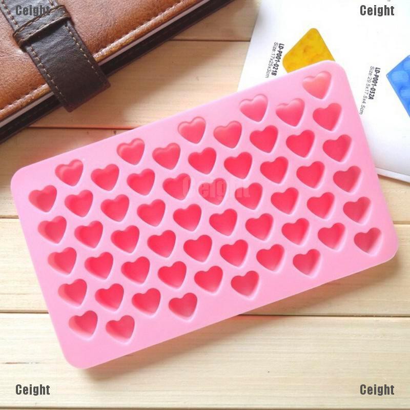 Khuôn Silicone Làm Bánh Hình Trái Tim Xinh Xắn