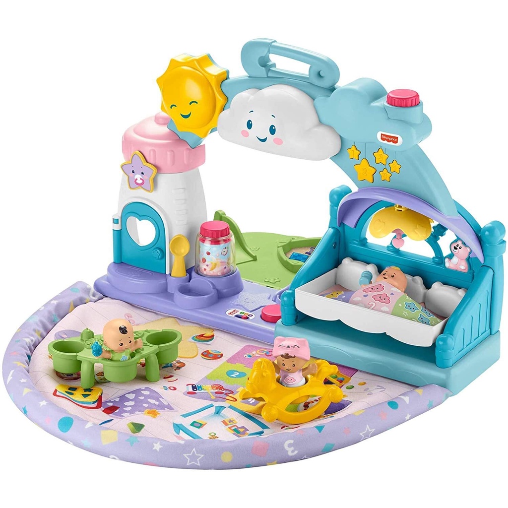 BỘ ĐỒ CHƠI FISHER-PRICE LITTLE PEOPLE 1-2-3 BABIES PLAYDATE MUSICAL PLAYSET