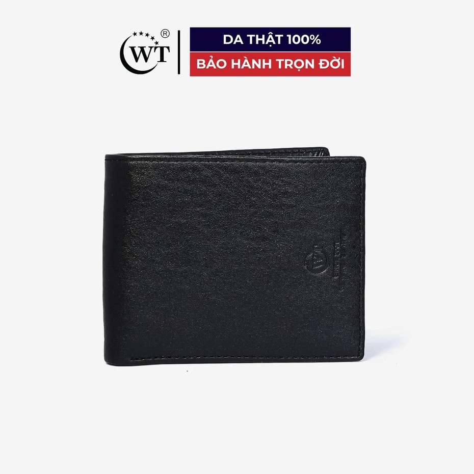 Ví Da Nam Da Bò Cao Cấp Màu Đen WT Leather 0864.2