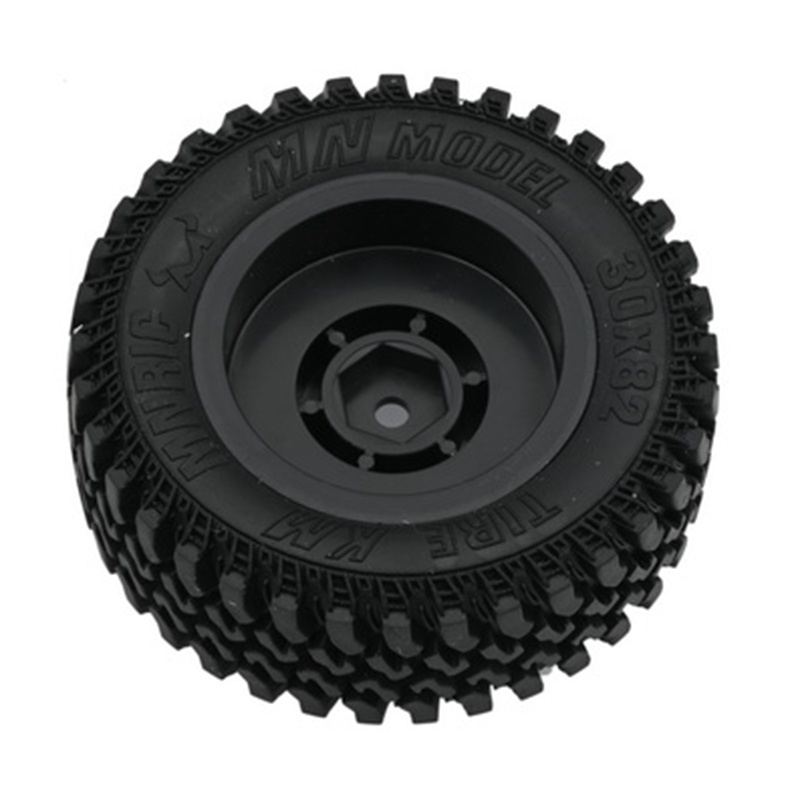 Bộ 4 Bánh Xe Cao Su Cho Xe Hơi Điều Khiển Từ Xa Mn86 1 / 12