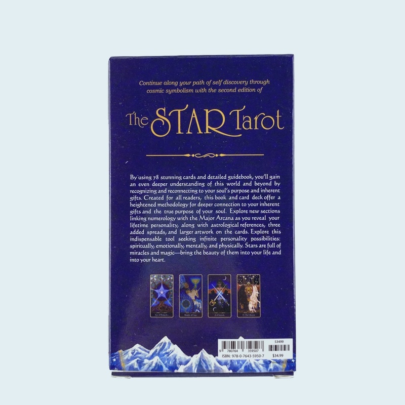The Star Tarot Card Game Bộ Thẻ Bài Tarot Thiết Kế Dễ Thương