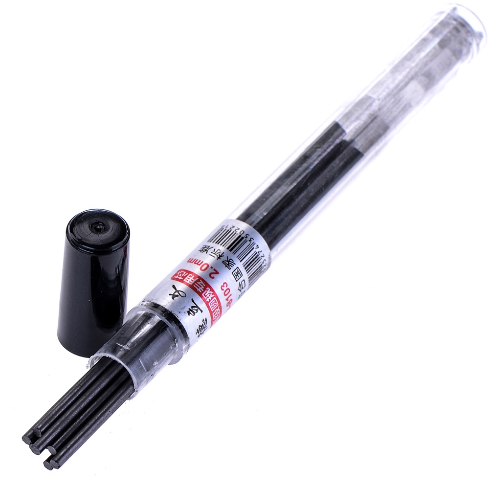 Bút chì bấm 2B ruột to - Ngòi 2mm