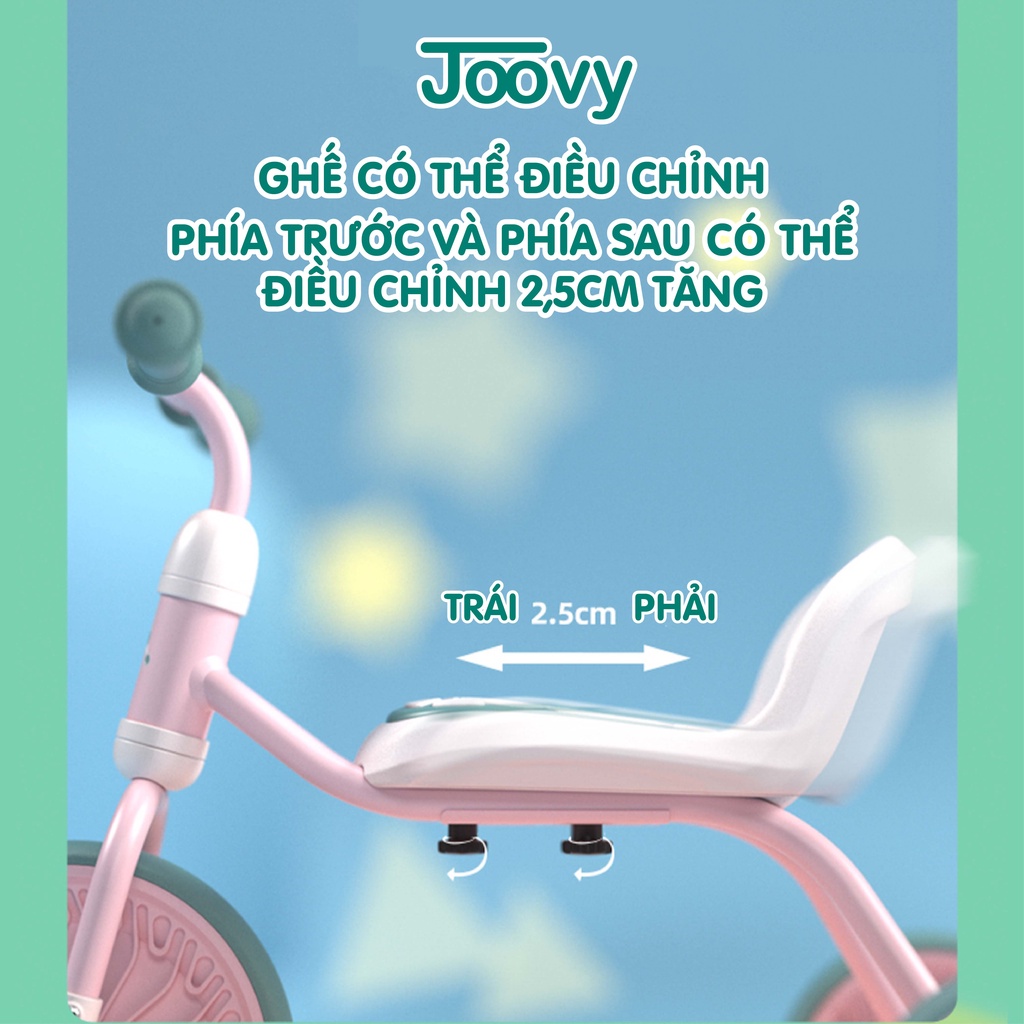 Xe đạp 3 bánh cho bé 1030 Luddy Joovy - Màu xanh