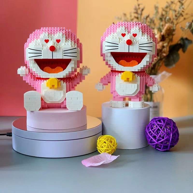 Đồ Chơi Lego Xếp Hình Nhân Vật Hoạt Hình Doraemon Stitch Dành Cho Lễ Hội Mùa Xuân