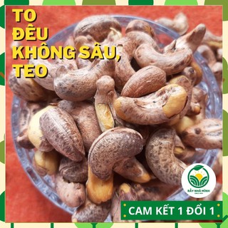 Hạt điều rang củi ít muối nguyên vỏ lụa loại A 500gr