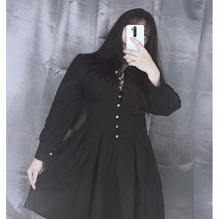 Đầm tiểu thư tay phồng bigsize 60-90kg