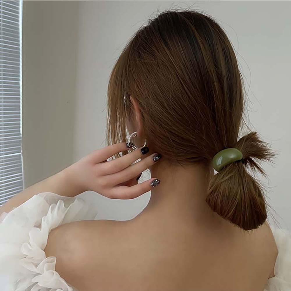 Dây Cột Tóc Đơn Giản Phong Cách Hàn Quốc Cho Nữ