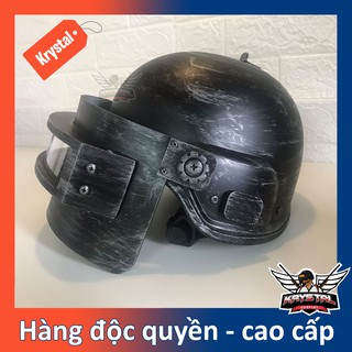 Custom Kim loại của Mũ 3 PUBG Gen 2 cosplay dưới dạng nón bảo hiểm