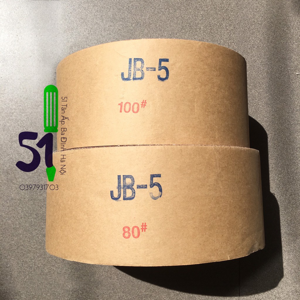 [Bán theo mét] Giấy ráp, giấy nhám JB khổ 10cm độ nhám A80, A100