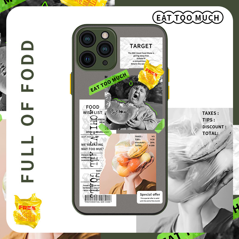 Ốp điện thoại TPU mềm chống sốc hình trái cây bảo vệ toàn diện cho IPhone 11 Pro Max XR/XS/X IPhone 7 8 Plus 6 6S | BigBuy360 - bigbuy360.vn