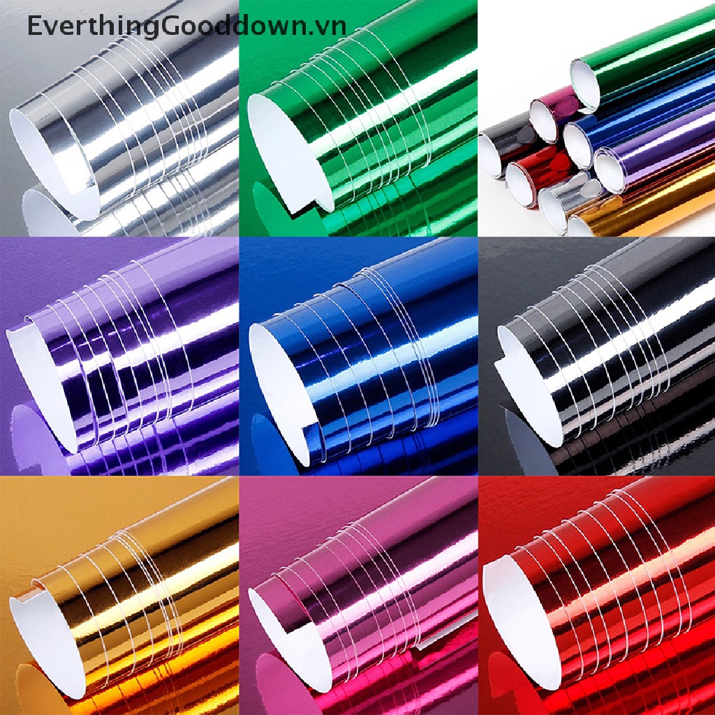 Đề Can Vinyl Mạ Chrome Dán Trang Trí Gương Chiếu Hậu Xe Hơi