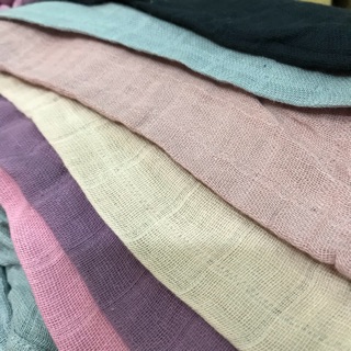 Set 5 khăn xô tã PIPPI Đan Mạch - màu trơn 🌟
