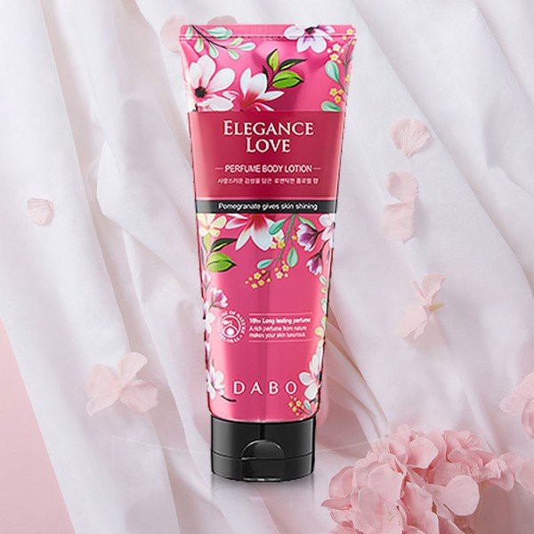 HÀNG CHÍNH HÃNG- Sữa Dưỡng Thể Trắng Da, Mềm Da Hương Nước Hoa Hàn quốc DABO Body Lotion Elegance Love 200ml- HỒNG