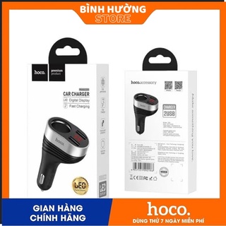 [Chính hãng] Tẩu Sạc Điện Thoại Ô tô Mở Rộng Cao Cấp HOCO Z29 được tích hợp nhiều tính năng hữu ích cho người sử dụng