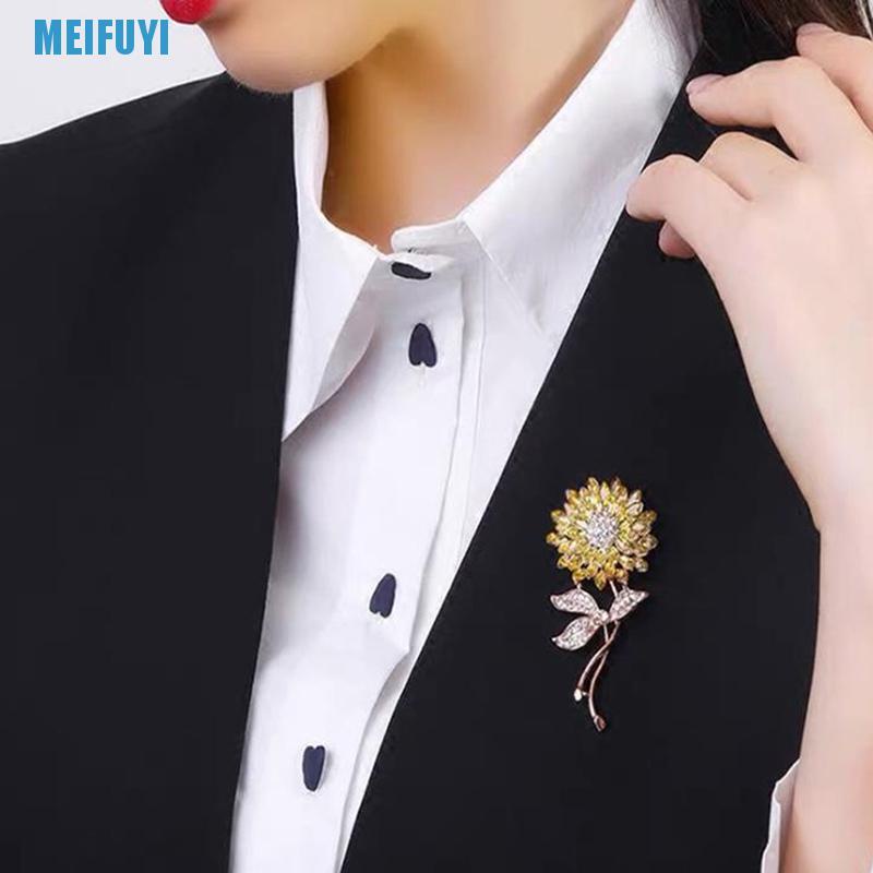 1 Trâm cài áo hình hoa hướng dương cho nam nữ