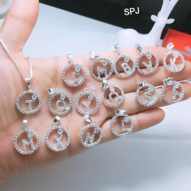 MẶT DÂY CHUYỀN CHỮ CÁI BẠC TA