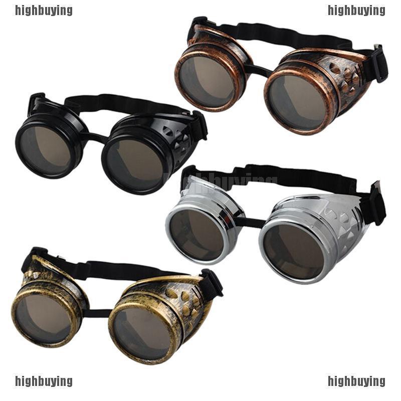 Kính gọng kim loại thời trang vintage phong cách Steampunk balo local brand | BigBuy360 - bigbuy360.vn