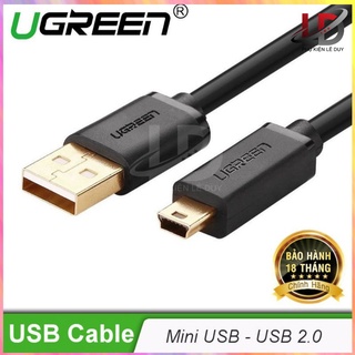 [Freeship] Cáp dữ liệu Mini USB chuẩn USB 2.0 mạ vàng UGREEN US132 - Hàng chính hãng