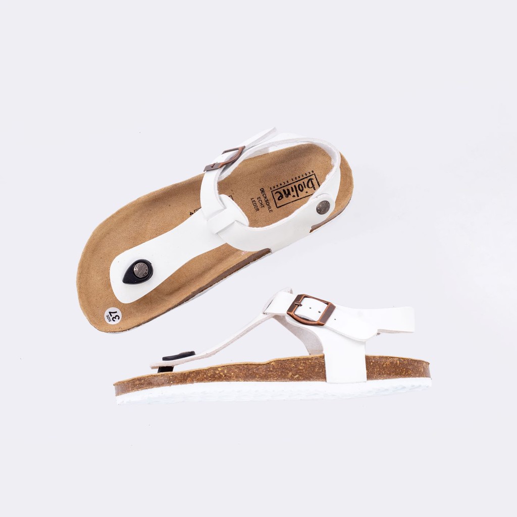 Giày sandal quai hậu sandal xuất khẩu Dòng da PU Leather Mã D10