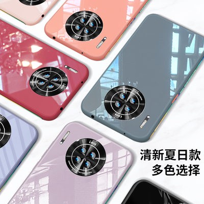 Huawei mate30 vỏ điện thoại di động mete30pro kính siêu mỏng chống rơi ống kính bao gồm tất cả 5g cá tính lỏng cá tính s