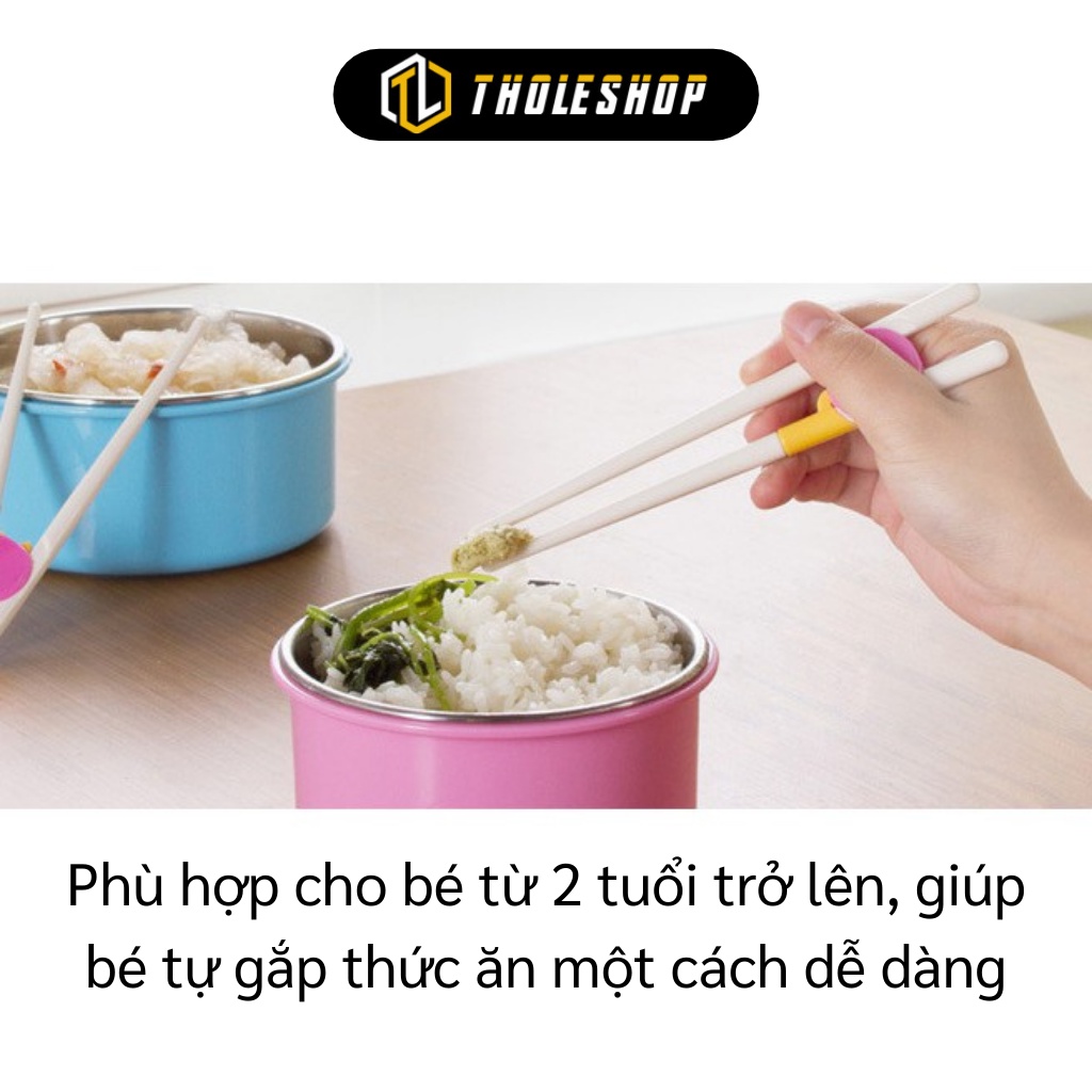 Đũa Tập Ăn - Đũa Tập Gắp Xỏ Ngón Chịu Nhiệt Độ 80-100 Độ Hàng Nhật Cao Cấp 4971