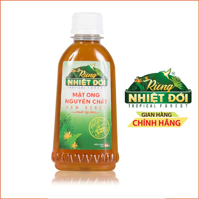 [Mã SKAMLTSM9 giảm 10% đơn 99K] Mật ong nguyên chất Rừng Nhiệt Đới 300g - Mật ong rừng nguyên chất