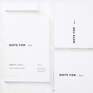 Sổ Note for basic grid blank line size A5 A6 làm bullet journal/planner/nhật ký/scrapbook Hàn Quốc Tẻn Tẻn