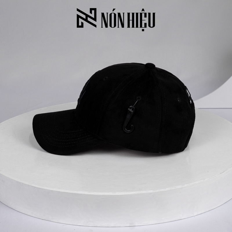 Mũ lưỡi trai cao cấp LA Da lộn Made In Korea Full Tem Mark hãng