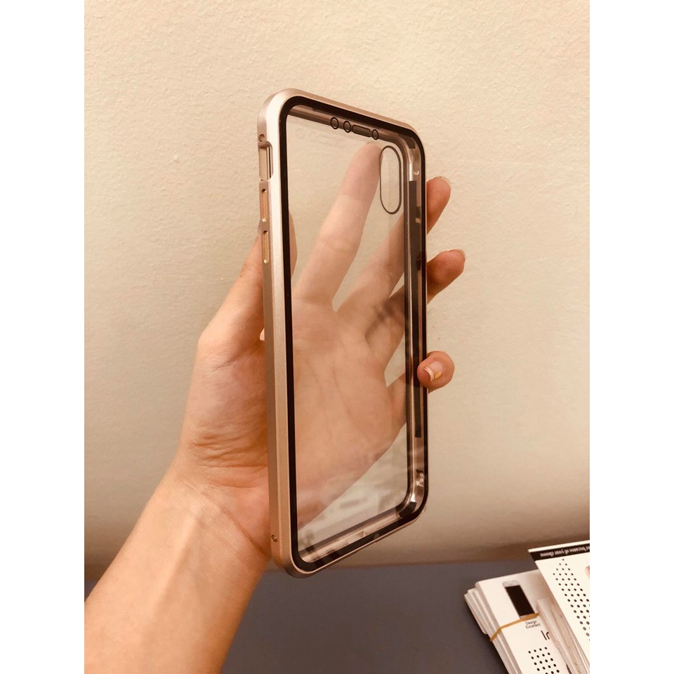 Ốp Nam Châm 2 Mặt Cường Lực Cho Điện Thoại Iphone 7Plus - Xs Max