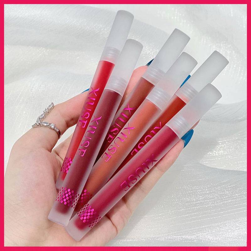 Son Kem Lì XIUSE Son dưỡng ẩm lâu dài Vỏ Đám Mây Trong Suốt Mịn Môi