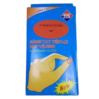 Hộp 80 chiếc găng tay nilon dùng 1 lần giá tốt