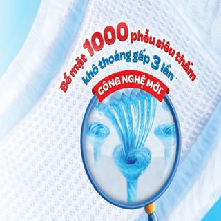 Tã dán sơ sinh Huggies S80 (4-8kg) màu xanh