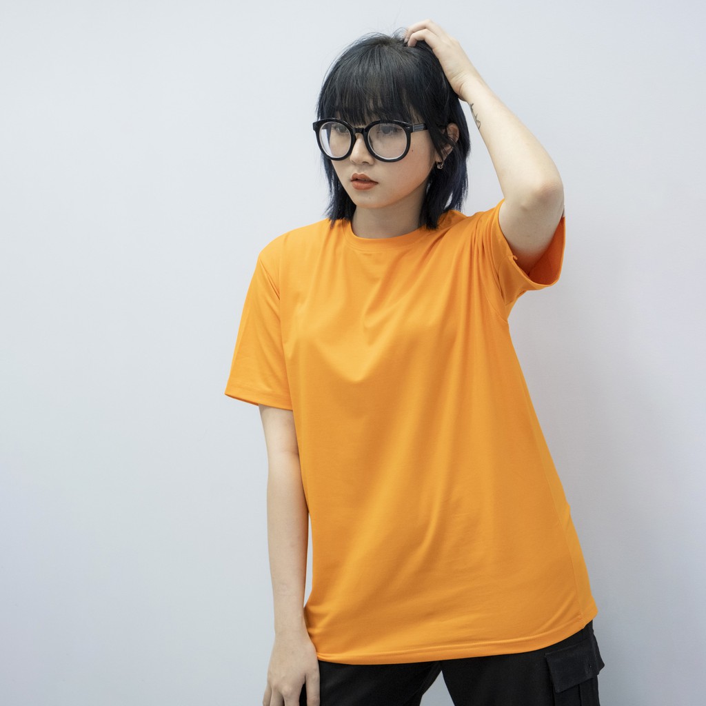 Áo thun Unisex  Basic Tee phông trơn nam nữ tay lỡ Free size form rộng 10 màu thương hiệu Meemdy | BigBuy360 - bigbuy360.vn