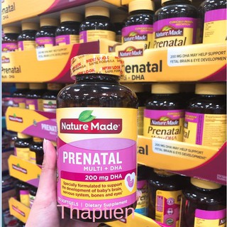 VITAMIN TỔNG HỢP CHO BÀ BẦU Prenatal Multi DHA, 150 viên, USA.