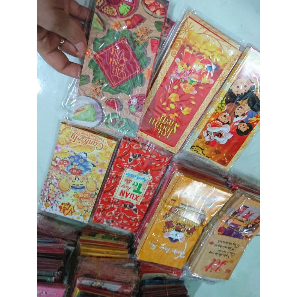 BAO LÌ XÌ TẾT LOẠI ĐẸP MIX NHIỀU MẪU MỚI NHẤT 2022
