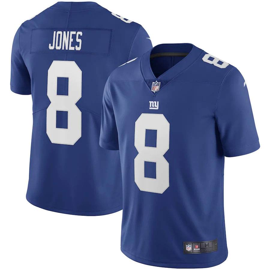 Áo Thun Thể Thao Dáng Rộng Họa Tiết New York Giants NFL Baekley Jones Engram Taylor Legend Jersey Unisex