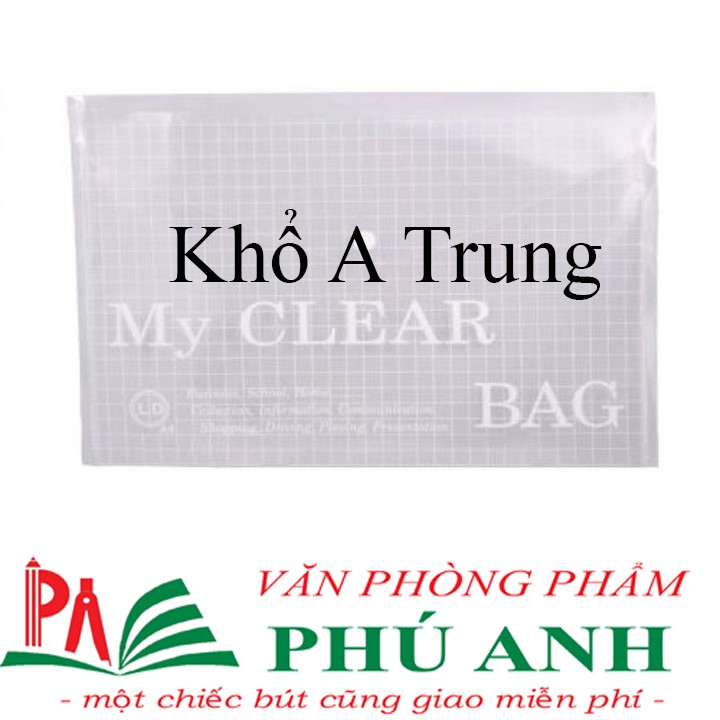 [BÁN CHẠY]Túi Clear bag khổ A