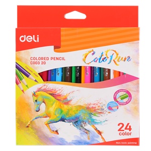 Bút chì màu  Deli 12 màu/18 màu/24 màu/36 màu - EC00300/EC00310/EC00320/EC00330
