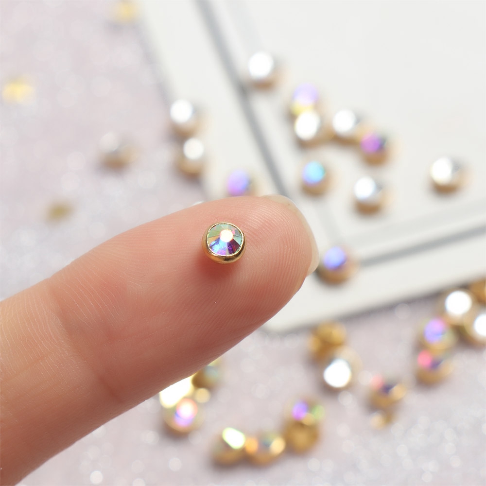 Set 20/40 Nút Áo 2 Màu 4mm Làm Đồ Thủ Công Cho Búp Bê