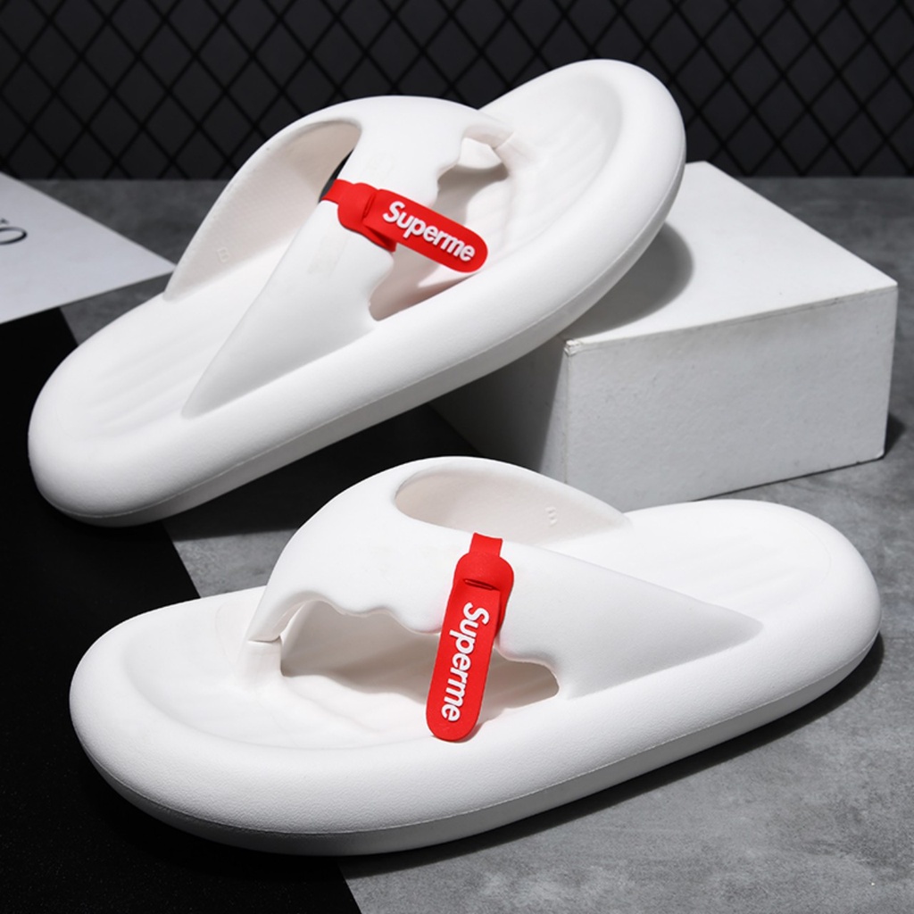 Dép kẹp cao su dạng bánh mì siêu nhẹ hot trend 2022 cho nữ tặng kèm hình gắn quai siêu đẹp