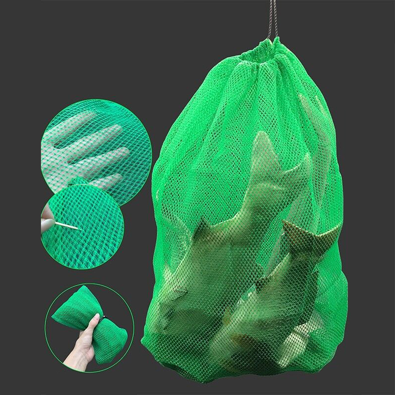 Túi Lưới Nylon Đựng Cá Màu Xanh Lá 0.5mm Nhanh Khô