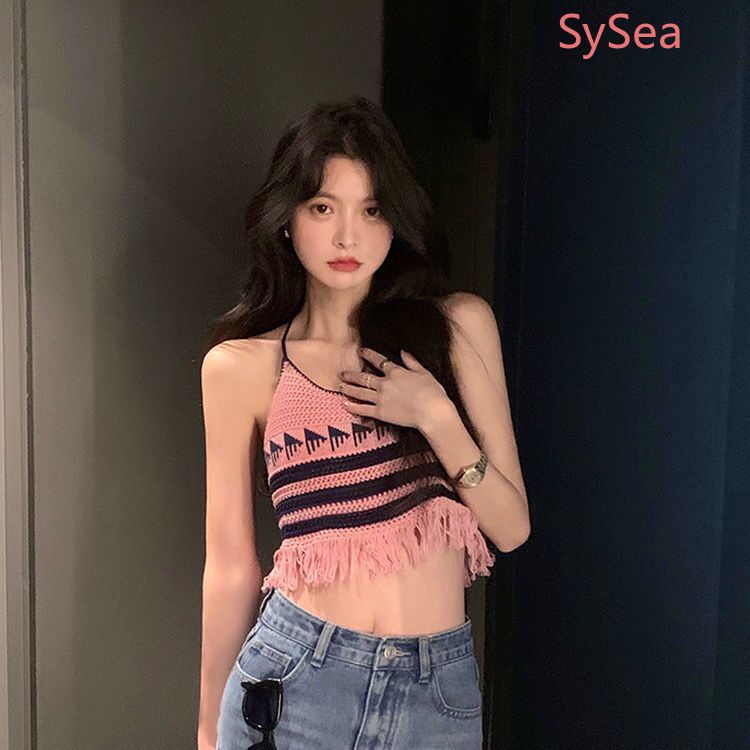 Áo Hai Dây Thêu Họa Tiết Phong Cách Vintage Cho Nữ