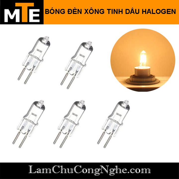 Bóng Đèn Halogen Dùng Cho Đèn Xông Tinh Dầu 12v 20w và 220v 35w