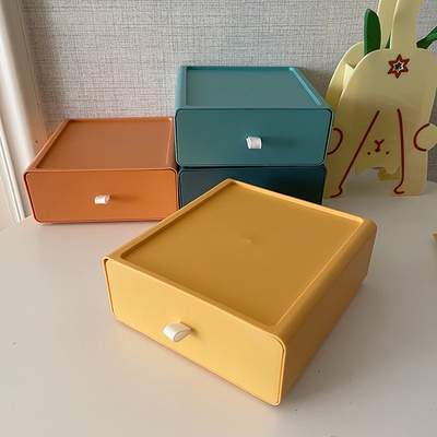 Hộp nhựa đựng đồ có ngăn kéo đủ màu xếp chồng lên nhau -HyHy Home Decor